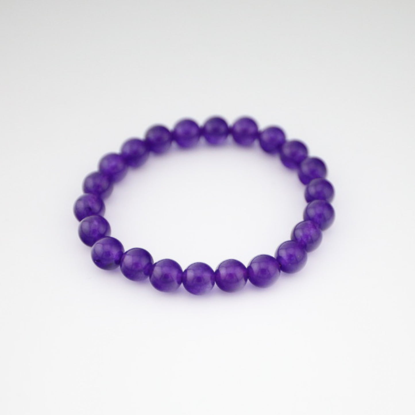 8mm Natural Round Gemstone Bracelet