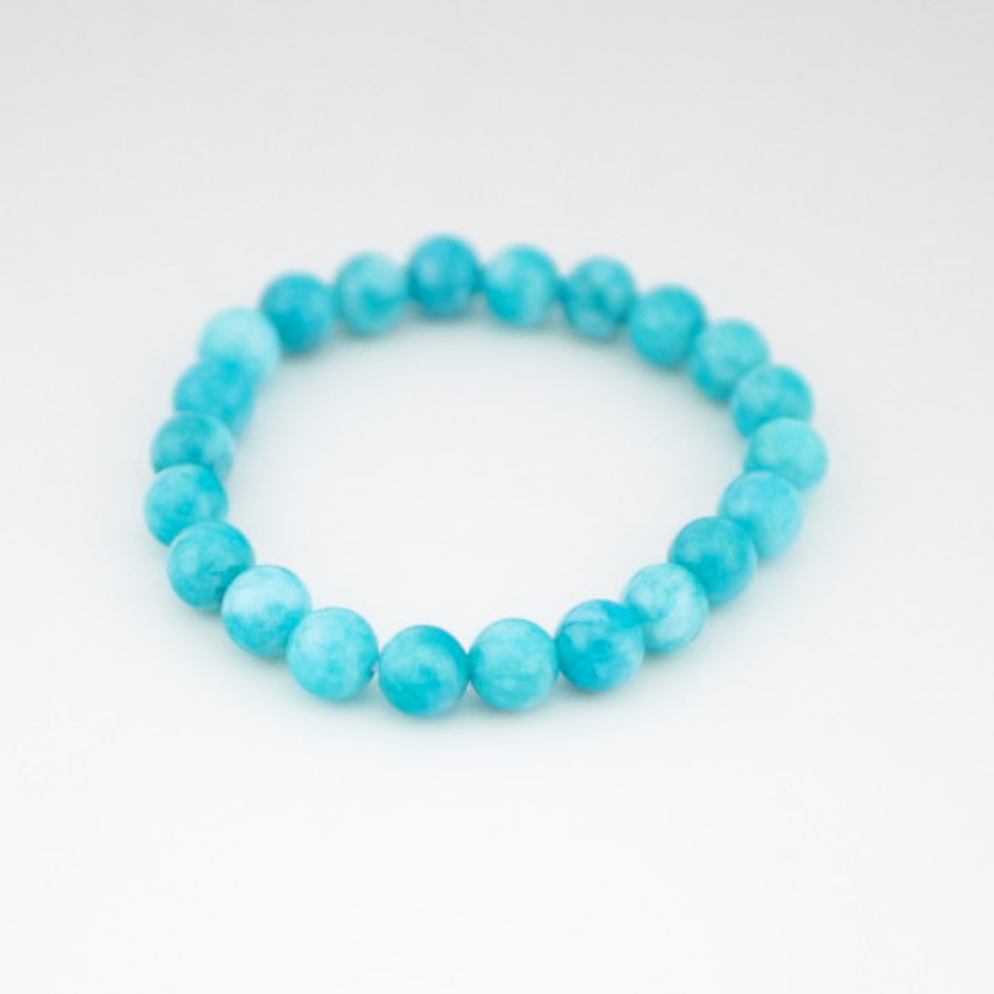 8mm Natural Round Gemstone Bracelet