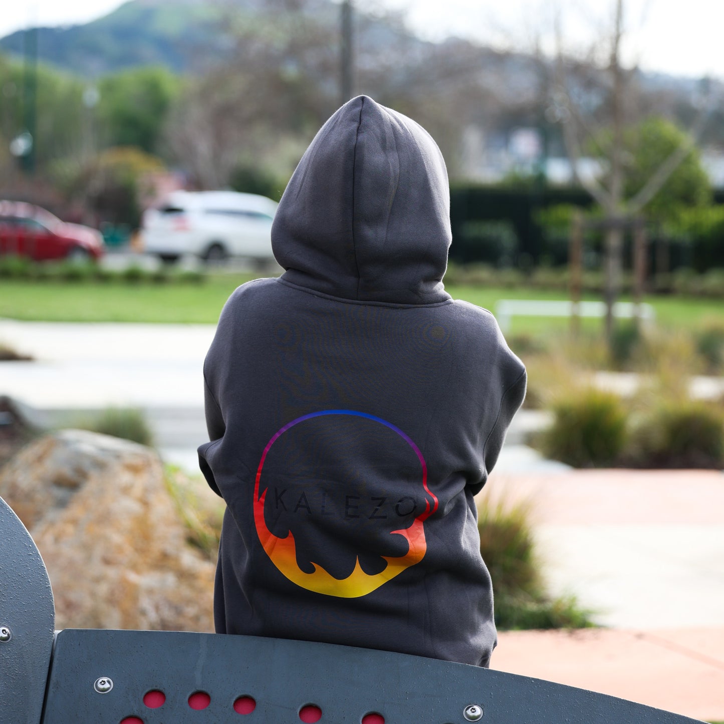 Grey Oversized Pullover Hoodie