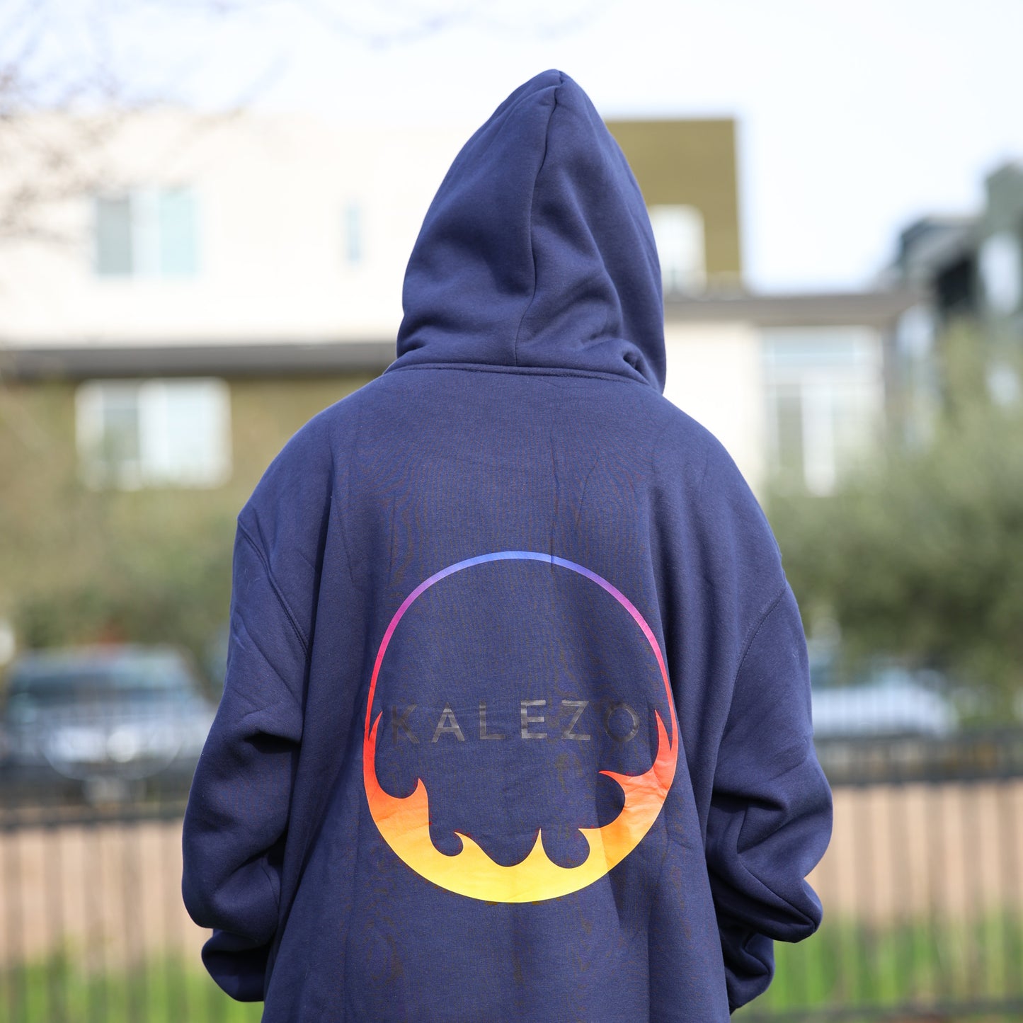 Navy Oversized Pullover Hoodie