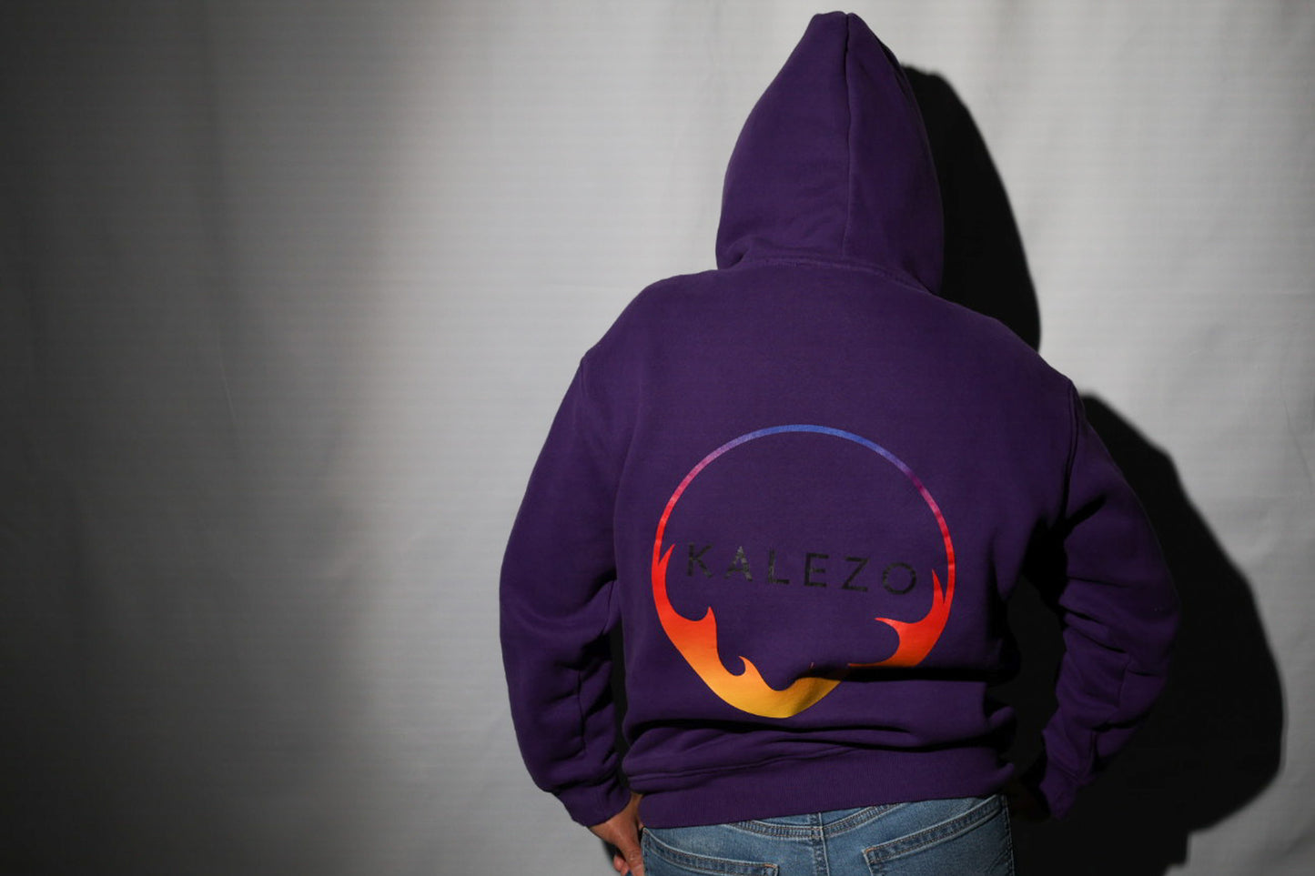 Purple Oversized Pullover Hoodie