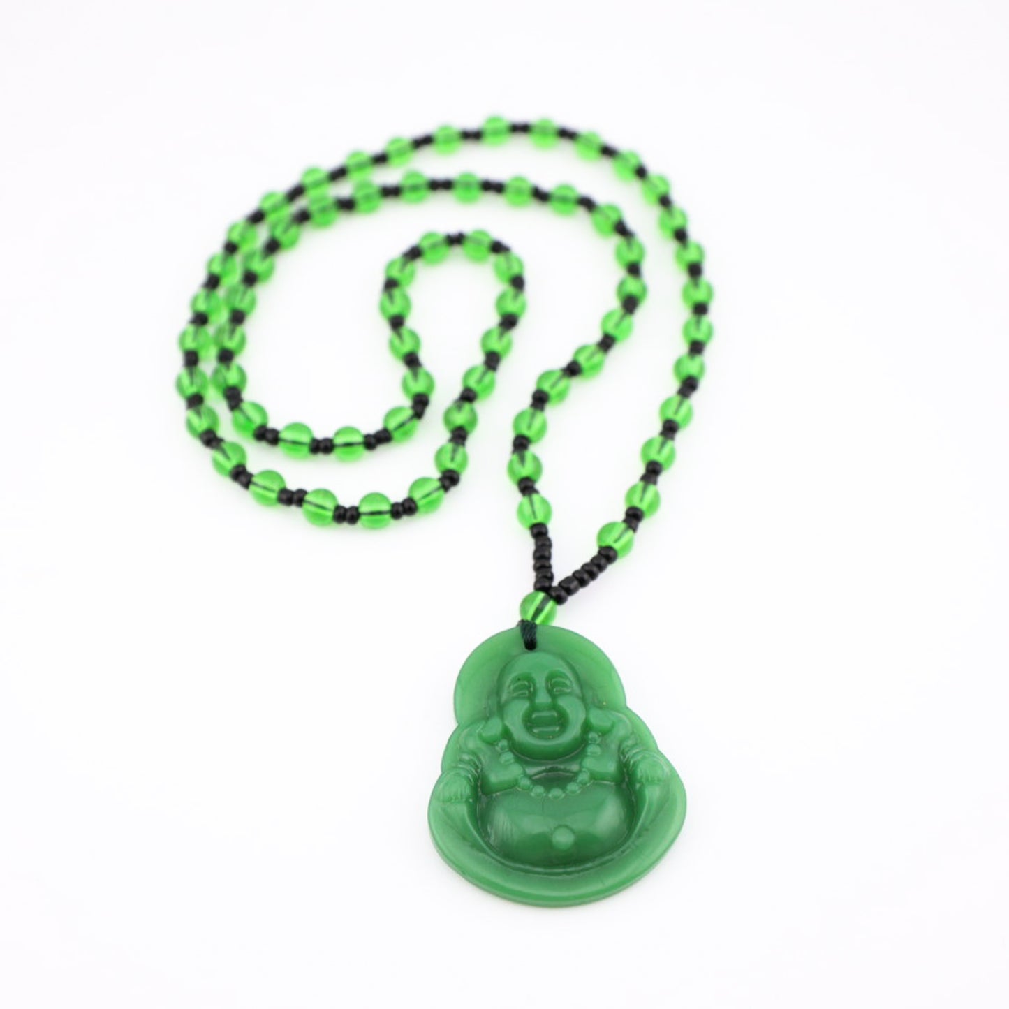 24" Jade Buddha Necklace