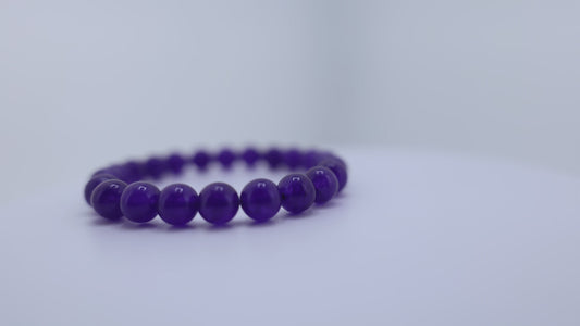 8mm Round Amethyst Gemstone